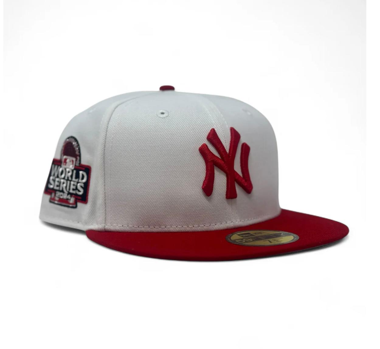 New York Yankees 2024 World Series Fitted Hats-White Red