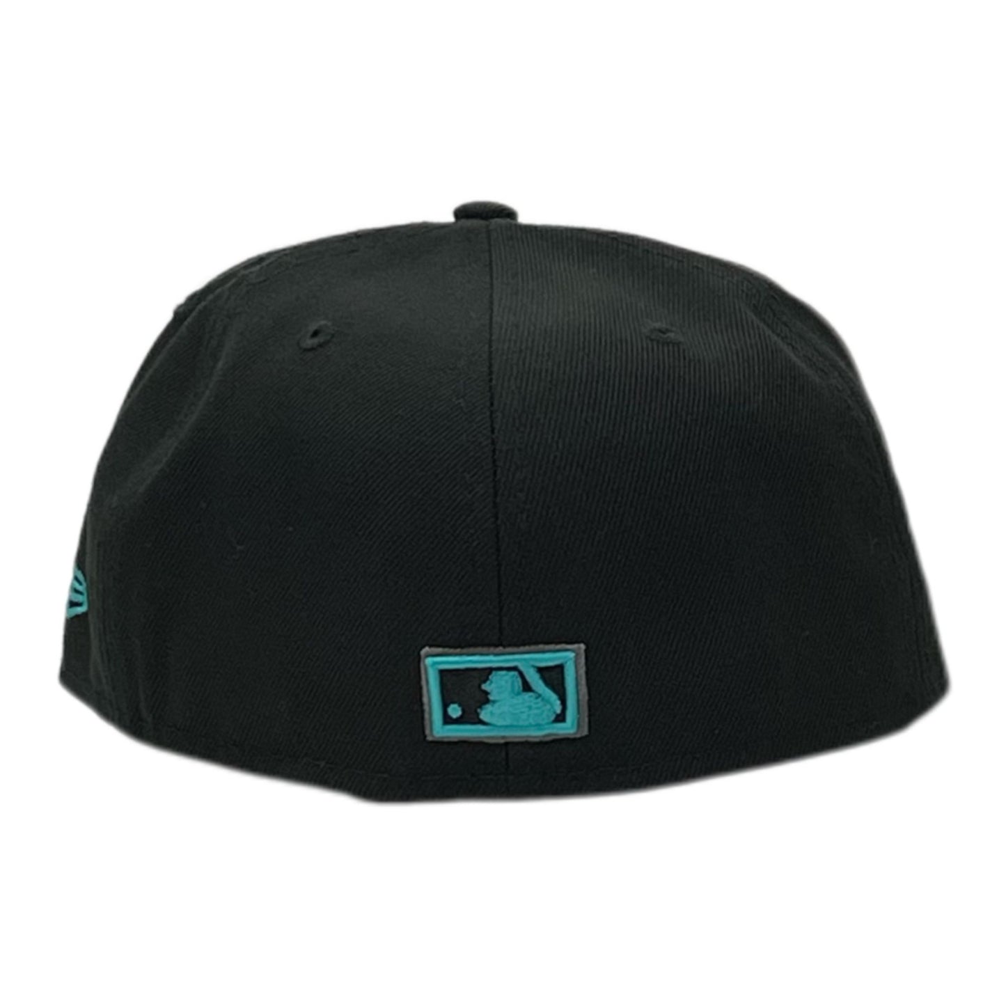 NEW ERA EXCLUSIVE 59FIFTY BLACK FLORIDA MARLINS