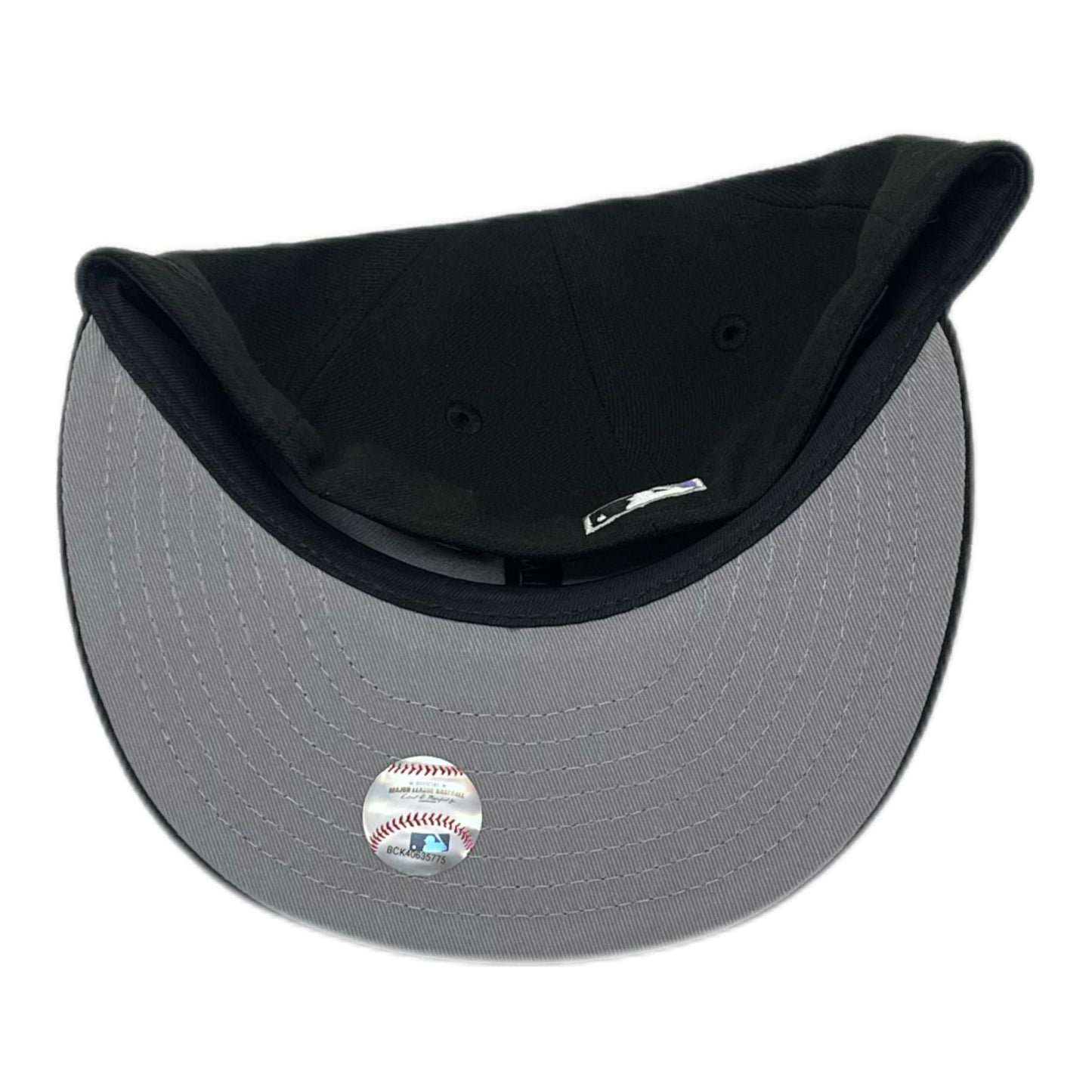 NEW ERA 59FIFTY ARIZONA DIAMONDBACKS METALLIC LOGO FITTED HAT BLACK