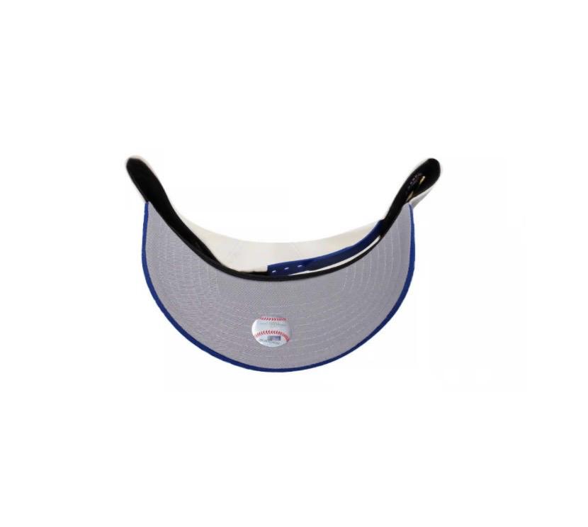 dNEW ERA LOS ANGELES DODGERS KANJI CHROME TWO TONE EDITION 9FORTY A FRAME SNAPRACK HAT