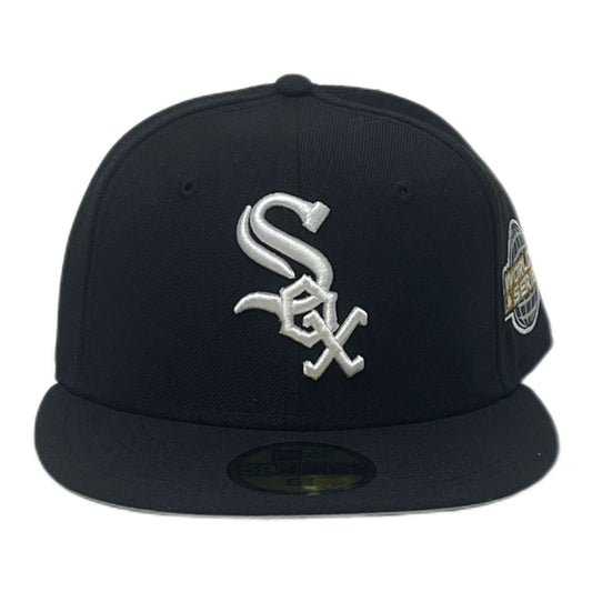 NEW ERA CHICAGO WHITE SOX WORLD SERIES 2005 BLACK CLASSIC EDITION 59fifty hat