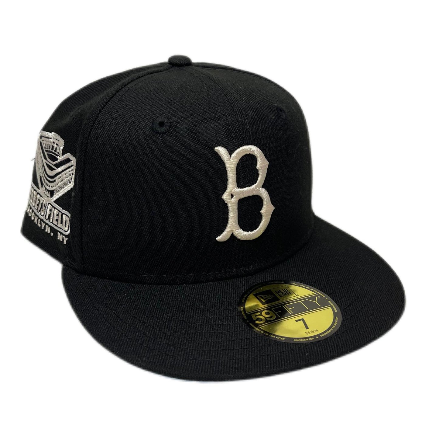 New Era Brooklyn Dodgers Black & White 59FIFTY Cap