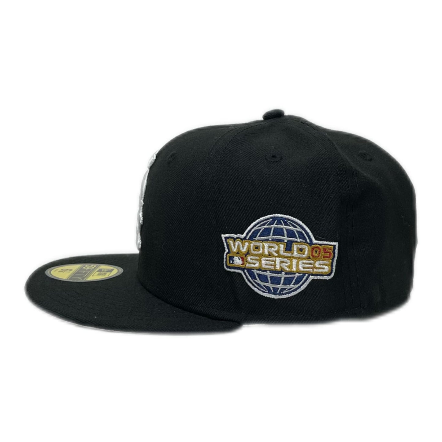 NEW ERA CHICAGO WHITE SOX WORLD SERIES 2005 BLACK CLASSIC EDITION 59fifty hat
