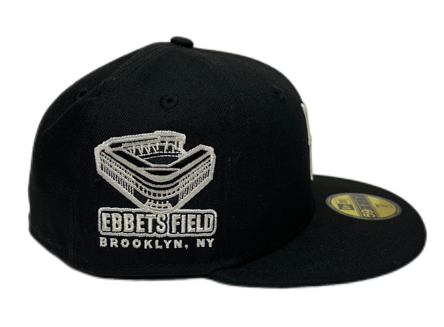 New Era Brooklyn Dodgers Black & White 59FIFTY Cap