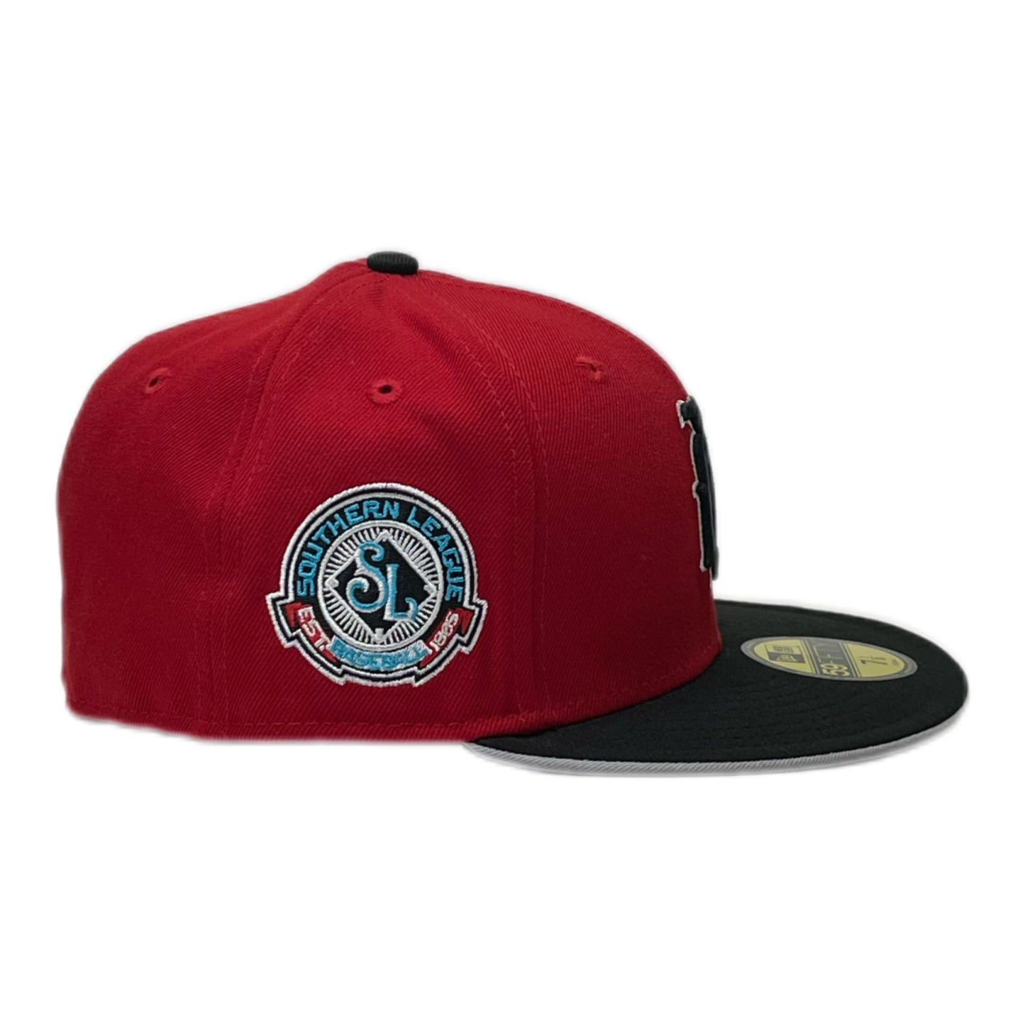 Birmingham Barons "BRED" Colorway  New Era Exclusive Hat Side Patch Edition