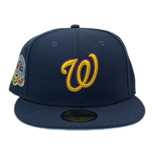 New Era Washington Nationals Quiet Storm Hat Club Exclusive RFK Stadium Patch 59Fifty Fitted Hat