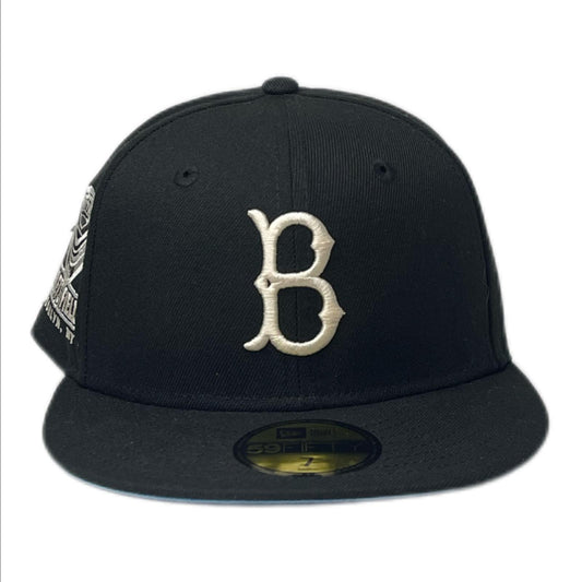 New Era Brooklyn Dodgers Black & White 59FIFTY Cap