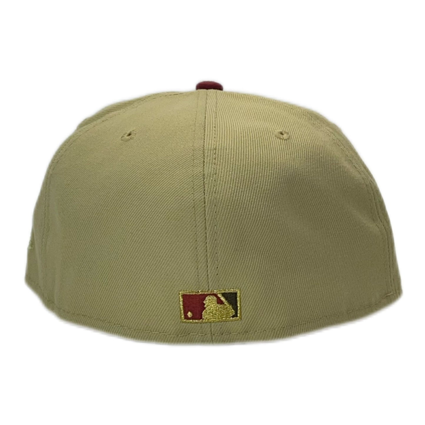 New Era Houston Colts 40th Anniversary Vegas Gold Two Tone Throwback Edition 59FIFTY Fitted Cap