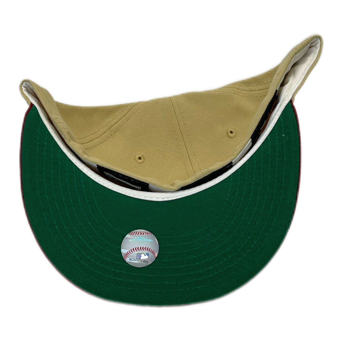 New Era Houston Colts 40th Anniversary Vegas Gold Two Tone Throwback Edition 59FIFTY Fitted Cap