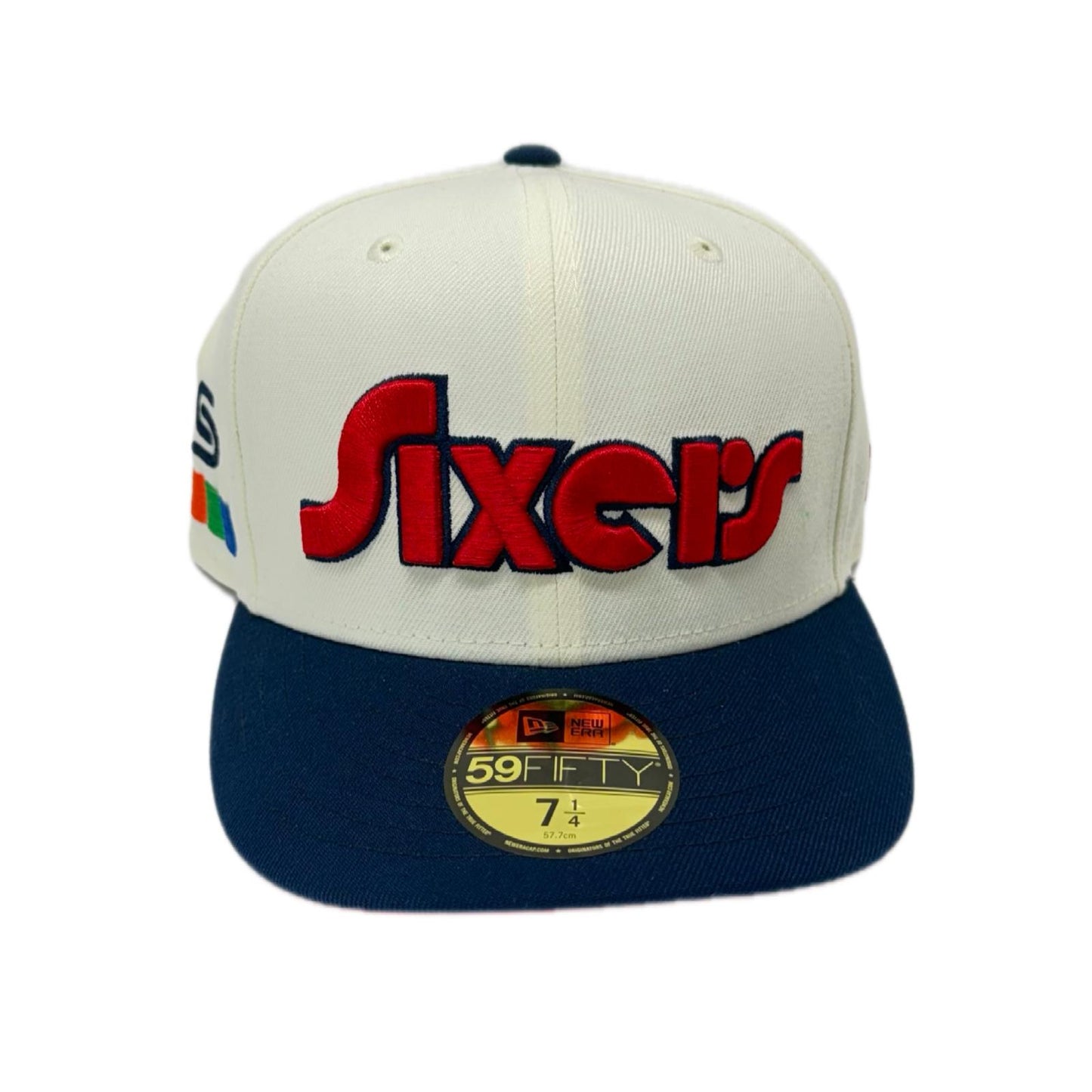 59FIFTY Philadelphia 76ers Chrome/Blue/Red UV Spectrum Patch
