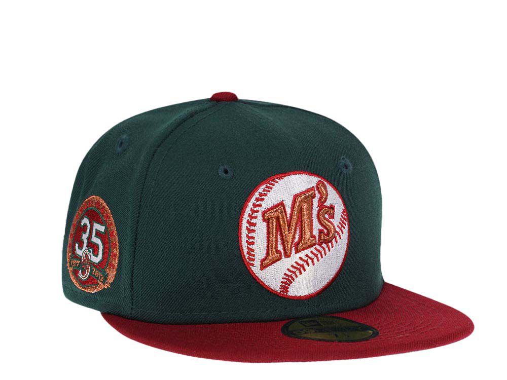 NEW ERA SEATTLE MARINERS 35TH ANNIVERSARY COLOR FLIP PRIME EDITION 59FIFTY FITTEN HAT