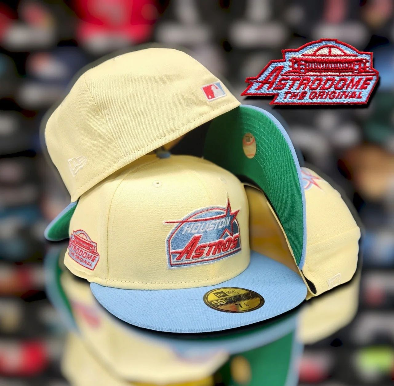 Houston Astros Lt Yellow/Sky Blue 2T/Green UV