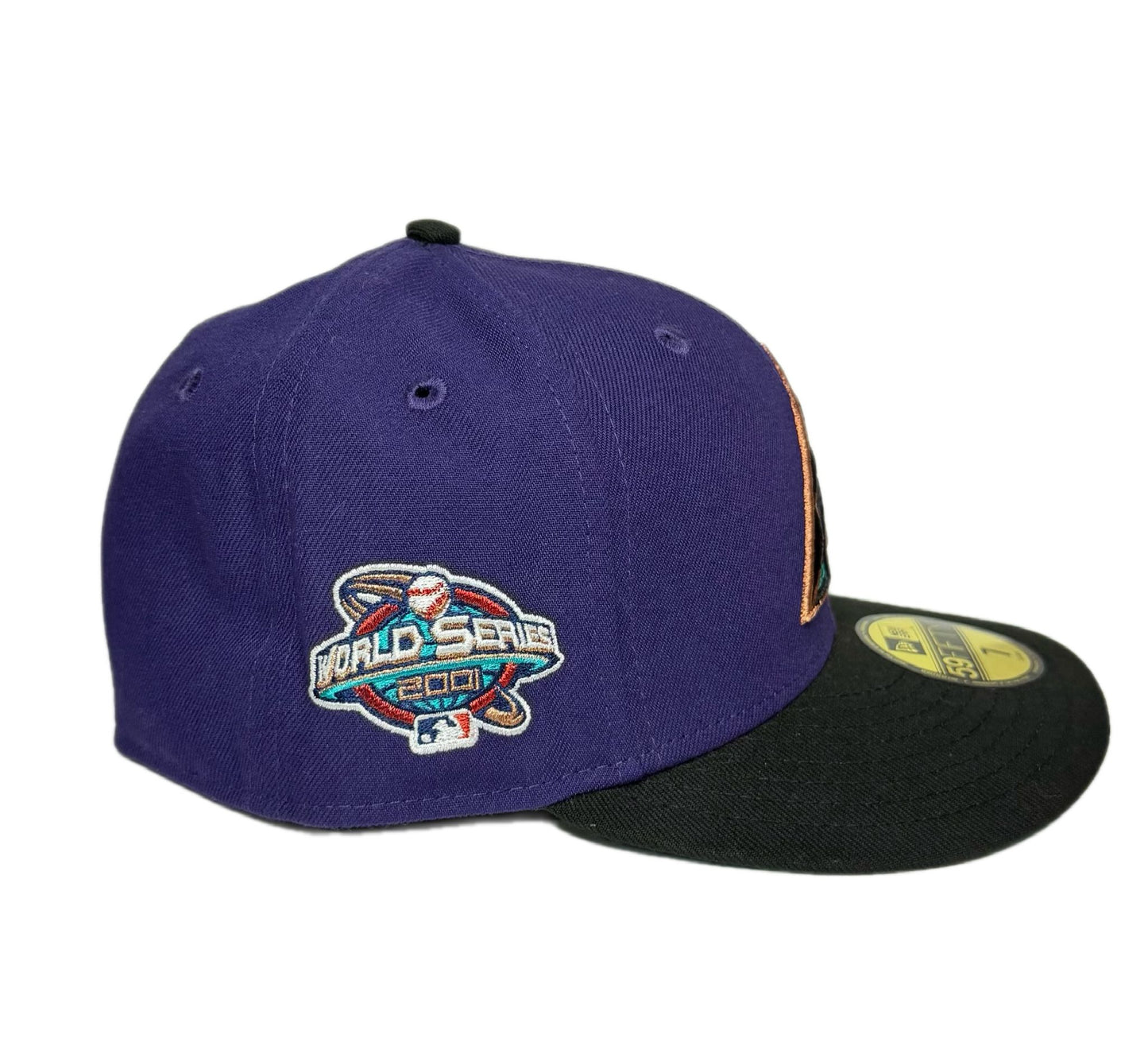 NEW ERA Arizona Diamondbacks - 59FIFTY  HAT World Series Cooperstown DEEP PURPLE