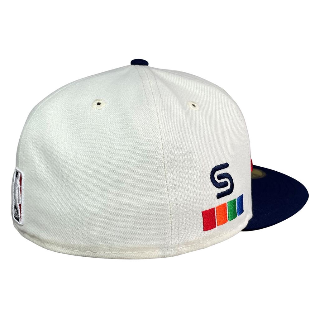 59FIFTY Philadelphia 76ers Chrome/Blue/Red UV Spectrum Patch