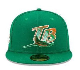 Tampa Bay Rays Kelly Green Color UV 59FIFTY Cap