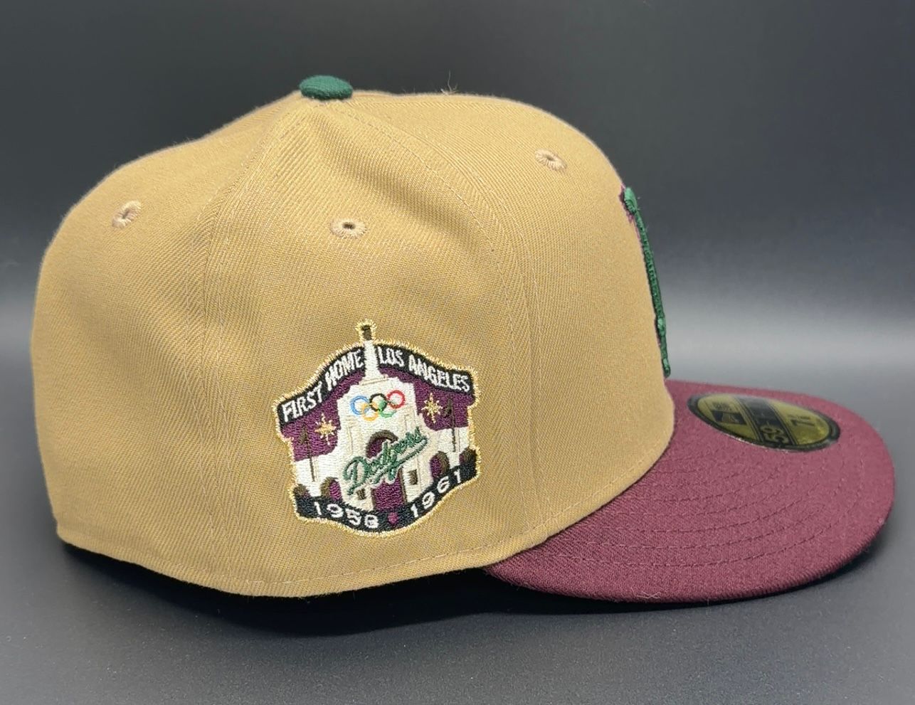 New Era 59FIFTY Los Angeles Dodgers Vegas Gold/Cardinal